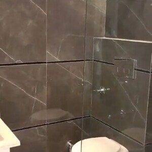 Bathroom in 3 BHK Builder Floor at Puri Kohinoor Emporium, Sector 88 – for Rent