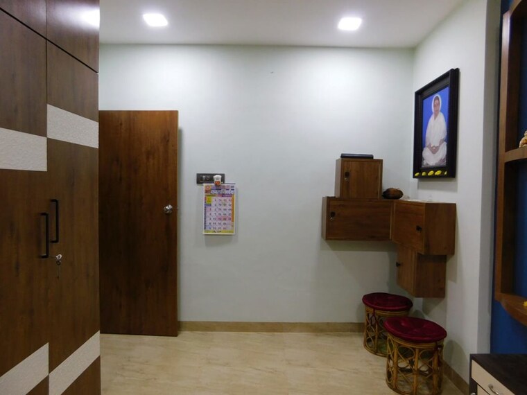 Living Room, raunak-charnamrut-chs 1 Bedroom 550 Sq.Ft. Apartment In Ghodbunder Road Thane 9956647