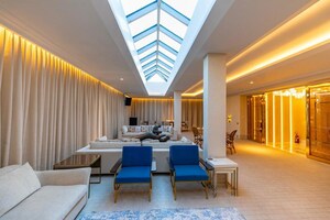 Living Room in 3 BHK Apartment at Oberoi Forestville, Kolshet Road – for Sale