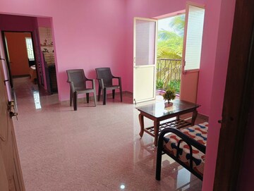 Living Room in 1 BHK Apartment at Candolim – for Rent
