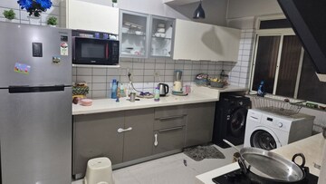 Kitchen in 2 BHK Apartment at DSR Waterscape, K Channasandra – for Rent