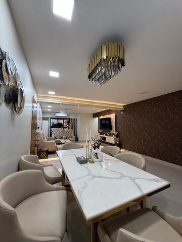 Dining area in 2 BHK Apartment at Om Sai Plaza, Ghodbunder Road – for Sale