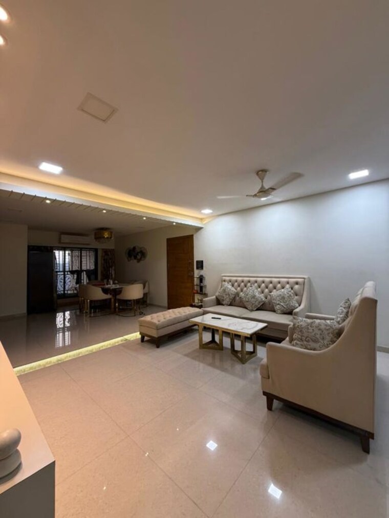 Living Room, om-sai-plaza 2 Bedroom 535 Sq.Ft. Apartment In Ghodbunder Road Thane 9956973