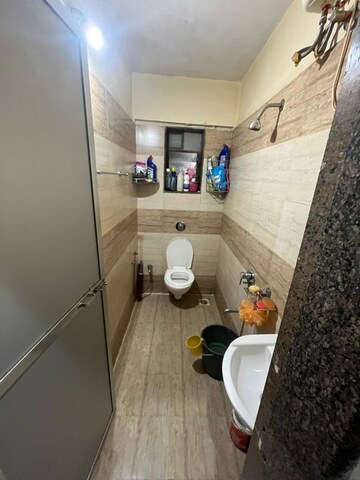 Bathroom in 1 BHK Apartment at Bhandup West – for Sale