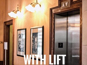 Building Lobby in 3 BHK Apartment at Nine Dimensions Shanta Durga, Mahim – for Sale