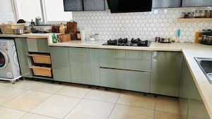 Kitchen in 3 BHK Apartment at Prestige Misty Waters, Hebbal – for Rent