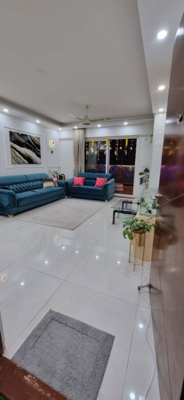 Living Room, ds-max-skycity 3 Bedroom 2109 Sq.Ft. Apartment In Thanisandra Bangalore 9957803