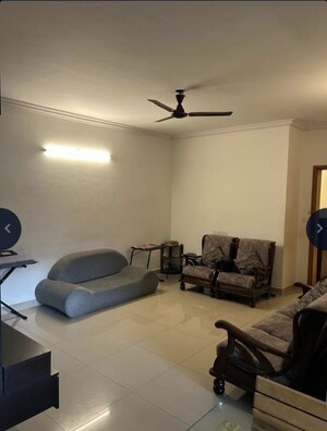 Living Room in 2.5 BHK Apartment at Mantri Webcity, Hennur – for Rent