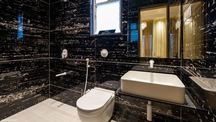 Bathroom, unique-k-city 2 Bedroom 1020 Sq.Ft. Apartment In Keshav Nagar Pune 9957639