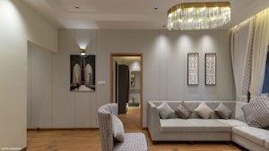 Living Room in 2 BHK Apartment at Unique K City, Keshav Nagar – for Sale