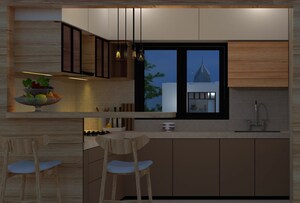 Kitchen in 5 BHK Penthouse at Paranjape Broadway, Wakad – for Rent