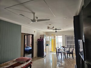 Living Room in 2.5 BHK Apartment at Candeur 40, Miyapur – for Rent