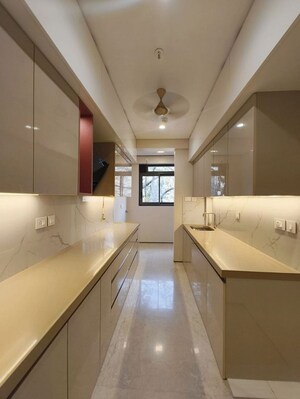 Kitchen in 3 BHK Apartment at Bandra West – for Rent