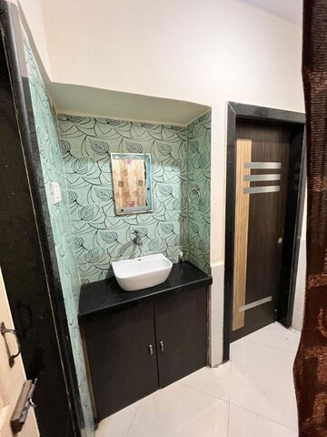 Bathroom in 1 BHK Apartment at Rachna CHS, Bhandup East – for Rent