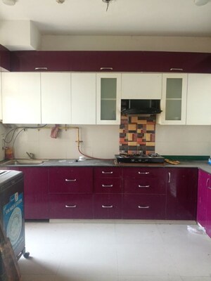 Kitchen in 3 BHK Apartment at Mahagun Mywoods, Sector 16c Greater Noida – for Rent