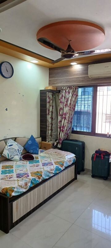 Bedroom in 1 BHK Apartment at Rachna CHS, Bhandup East – for Rent