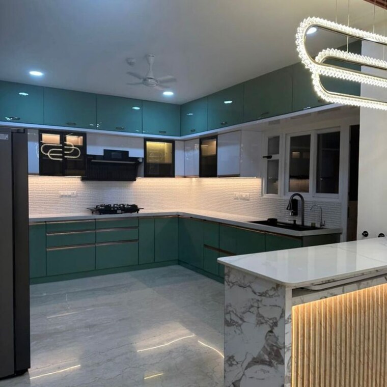 Kitchen, prestige-high-fields 4 Bedroom 4069 Sq.Ft. Apartment In Financial District Hyderabad 9958587