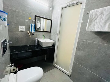 Bathroom in 3.5 BHK Apartment at Alliance The Eminence, Singhpura – for Rent