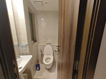 Bathroom in 1 BHK Apartment at Hiranandani Regent Hill, Powai – for Rent