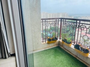 Balcony in 3 BHK Apartment at Hiranandani Tribeca, Ghodbunder Road – for Rent