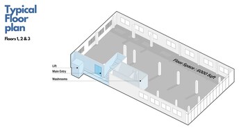 Floor Plan in  Office Space at Yeshwanthpur – for Rent