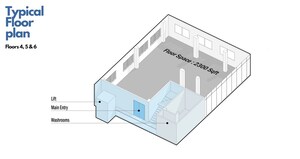 Floor Plan in  Office Space at Yeshwanthpur – for Rent