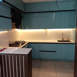 Kitchen in 3 BHK Apartment at Paras Dews, Panwala Khusropur – for Rent