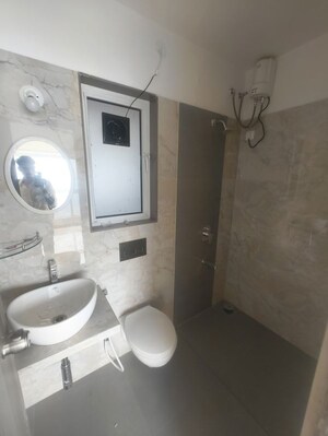 Bathroom in 3 BHK Apartment at Veeramani Radiant 59, Andheri East – for Sale