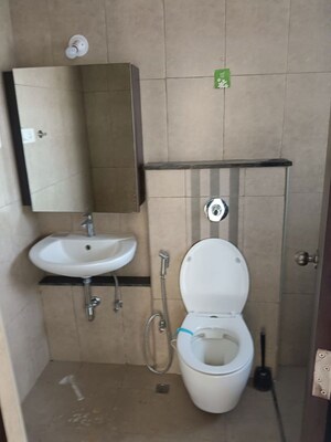 Bathroom in 3 BHK Apartment at Puravankara Silversands, Mundhwa – for Rent
