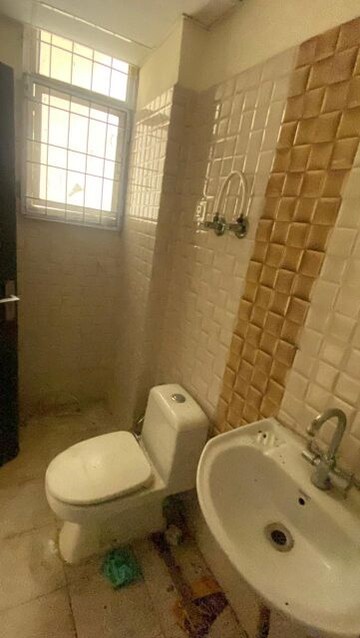 Bathroom in 1 BHK Apartment at AVJ Heightss, Zeta I Greater Noida – for Rent