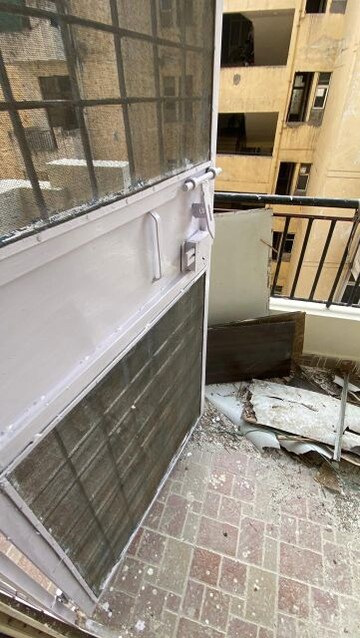 Balcony in 1 BHK Apartment at AVJ Heightss, Zeta I Greater Noida – for Rent