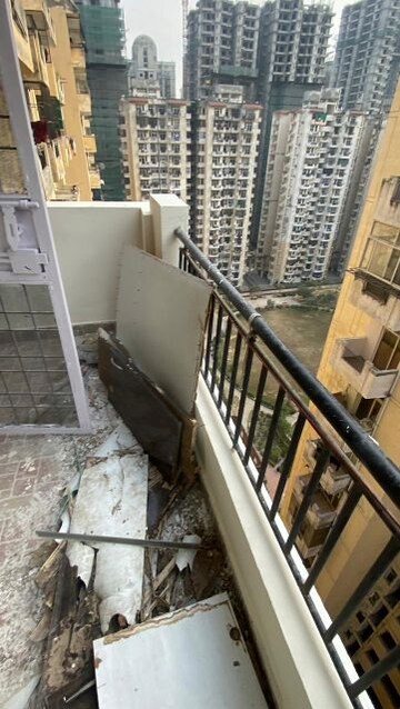 Balcony in 1 BHK Apartment at AVJ Heightss, Zeta I Greater Noida – for Rent