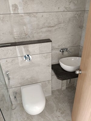 Bathroom in 3 BHK Apartment at RGS Forte, Wakad – for Rent