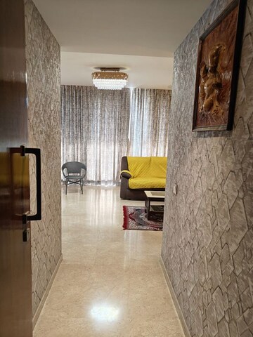 Living Room in 3 BHK Apartment at One Hiranandani Park, Ghodbunder Road – for Rent