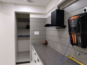 Kitchen in 3 BHK Apartment at Naranpura – for Rent