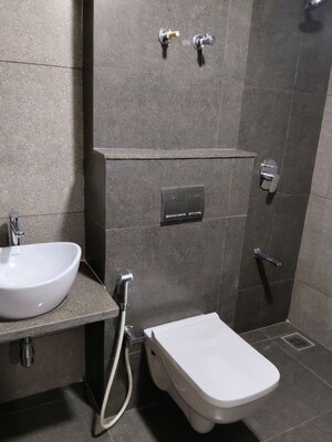 Bathroom in 3 BHK Apartment at Naranpura – for Rent