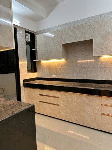 Kitchen in 3 BHK Apartment at Celestia Spaces, Parel – for Rent