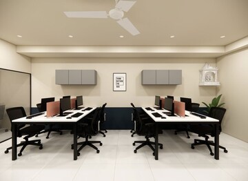 Team Area in  Office Space at Shyamal – for Rent