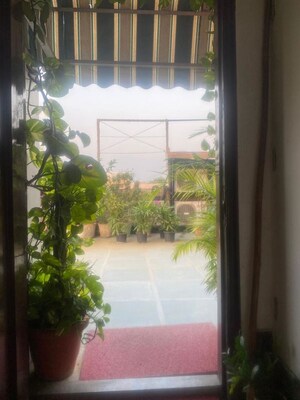 Balcony in 2 BHK Builder Floor at Greater Kailash I – for Rent