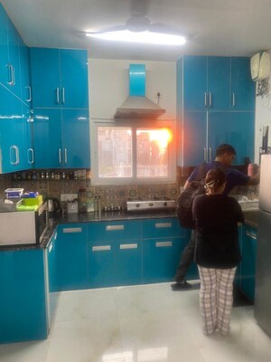 Kitchen in 2 BHK Builder Floor at Greater Kailash I – for Rent