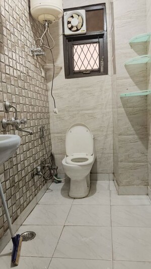 Bathroom in 2 BHK Builder Floor at Saket – for Rent
