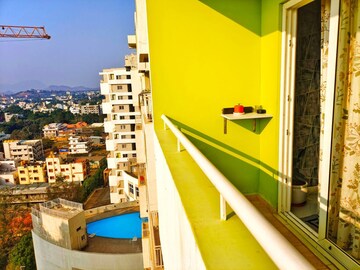 Balcony in 3 BHK Apartment at Salarpuria Sattva Park Cubix, Devanahalli – for Rent