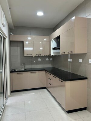 Kitchen in 2 BHK Apartment at Sobha Dream Gardens, Thanisandra Main Road – for Rent