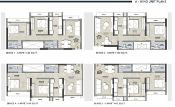 Floor Plan in 2 BHK Apartment at Vivan Heights Mumbai, Chembur – for Sale