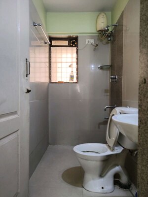 Bathroom in 2 BHK Apartment at Everest World Aspen, Dhokali – for Rent