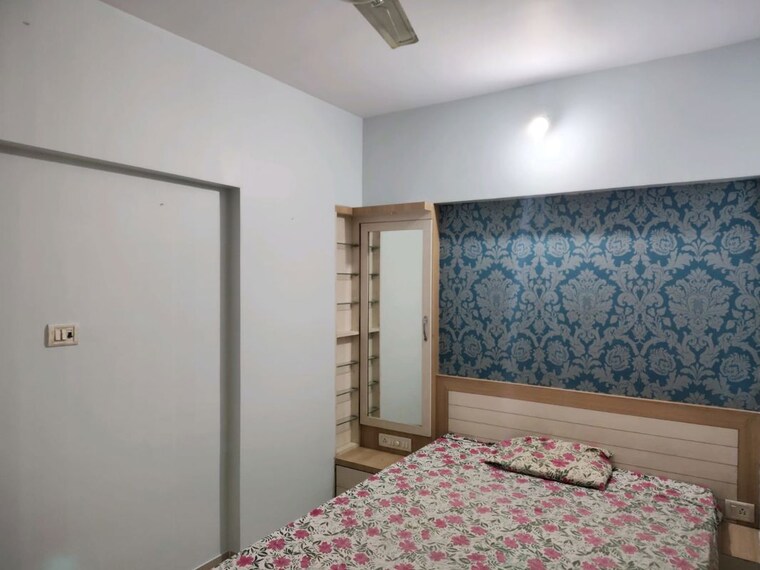 Bedroom, everest-world-aspen 2 Bedroom 600 Sq.Ft. Apartment In Dhokali Thane 9960820
