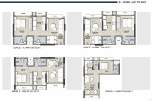 Floor Plan in 2 BHK Apartment at Vivan Heights Mumbai, Chembur – for Sale