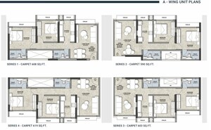 Floor Plan in 1 BHK Apartment at Vivan Heights Mumbai, Chembur – for Sale