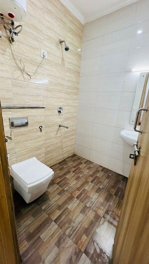 Bathroom in 1 RK Builder Floor at Vipul Square, Sushant Lok I – for Rent