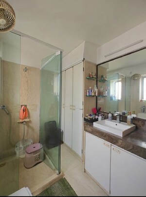 Bathroom in 3 BHK Apartment at Bandra West – for Rent